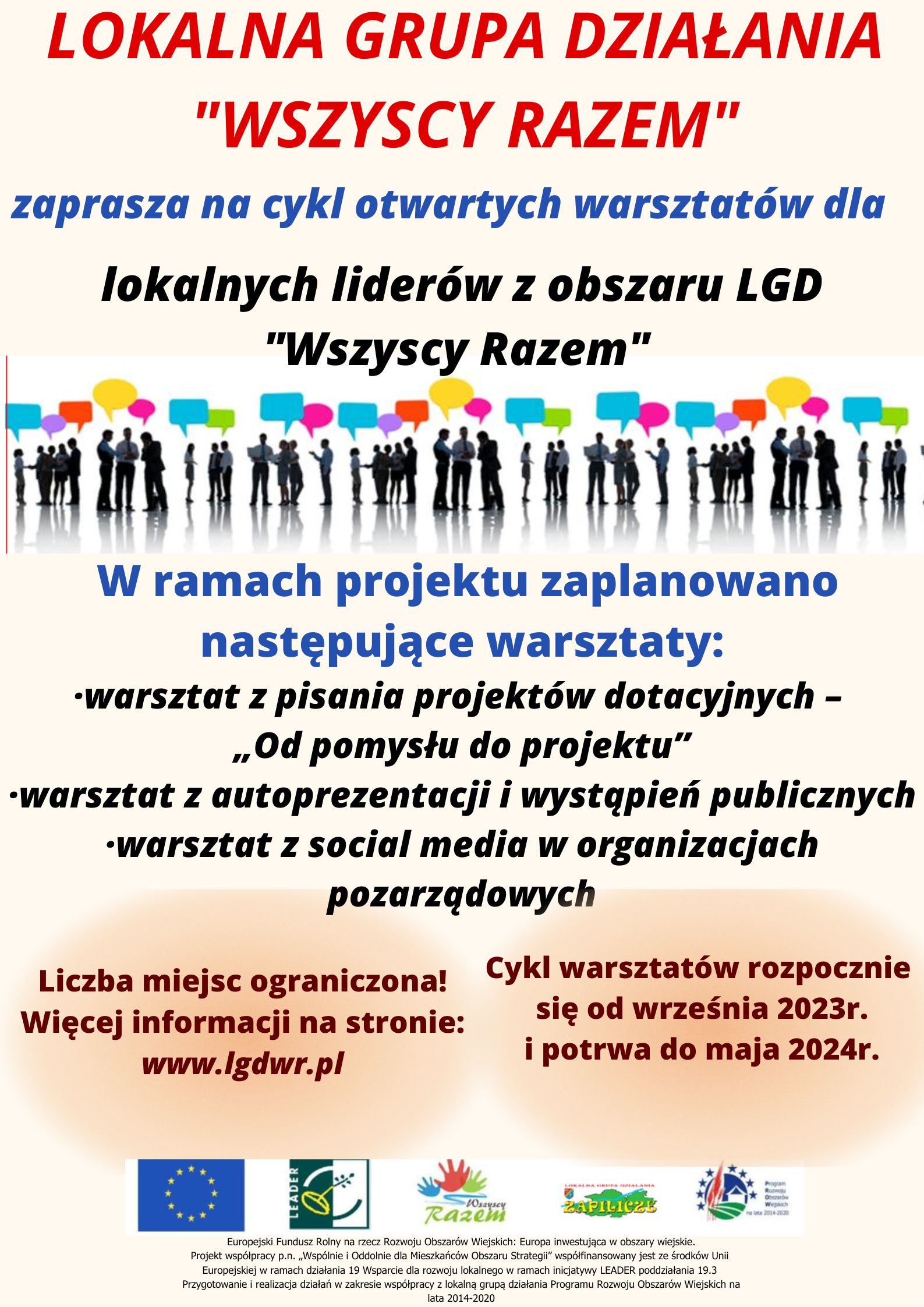 Plakat dot. warsztatów
