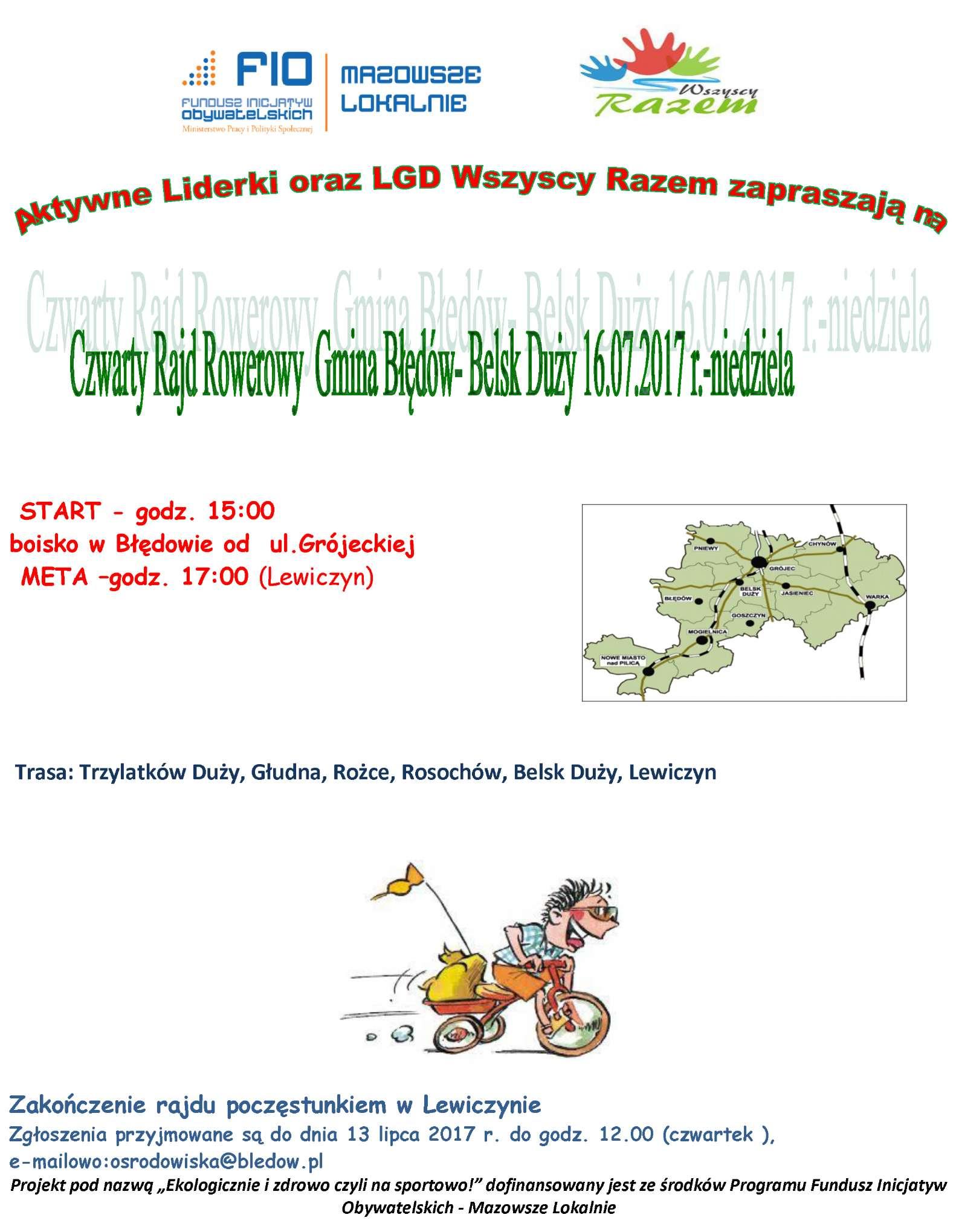 rajd rowerowy bledow